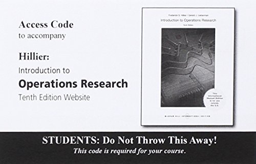 Introduction to operations research