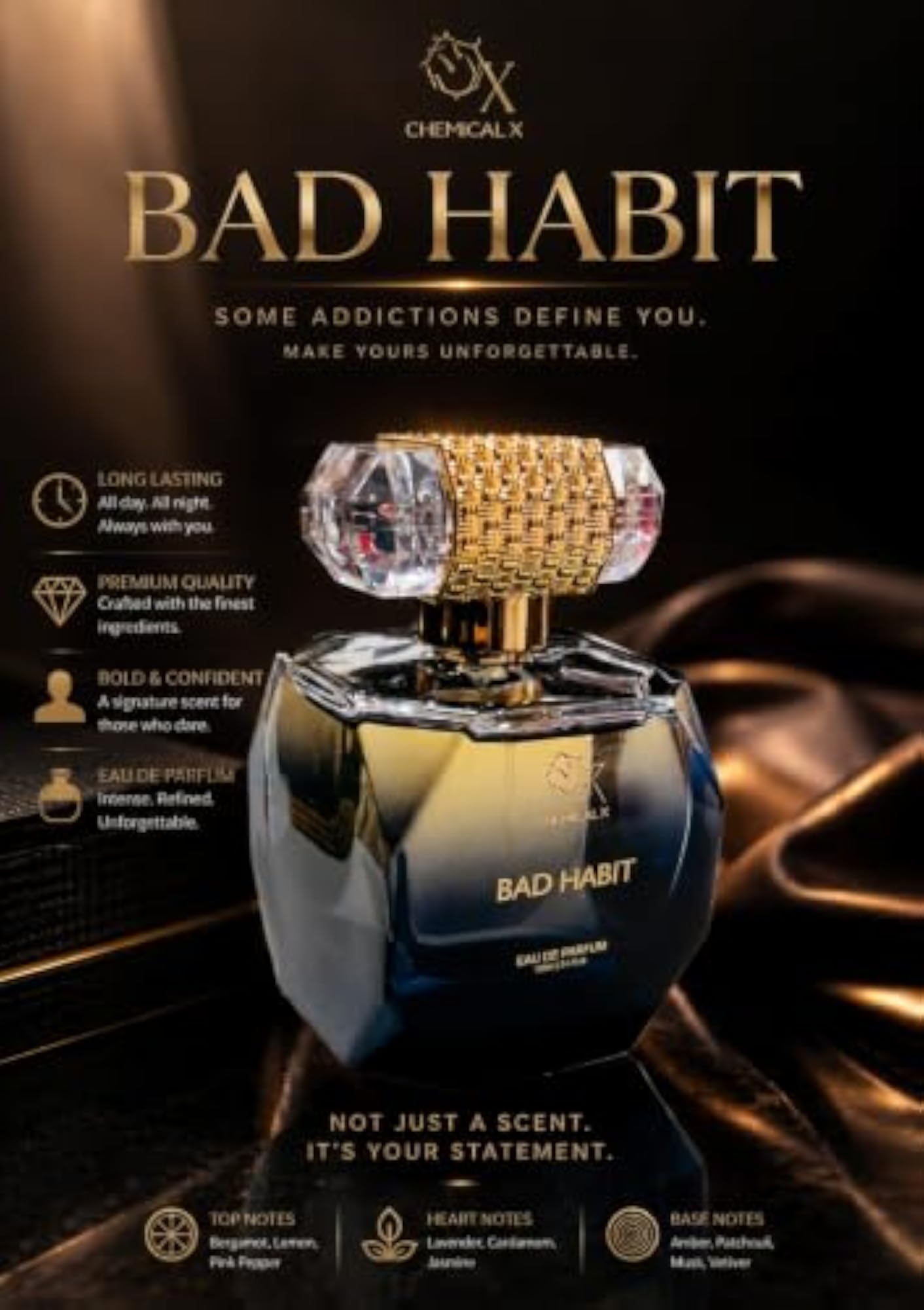 Bad Habit Eau de Parfum for Men & Women 100ml