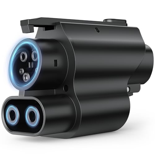 Unitek Tesla Supercharger to CCS Charger Adapter, Max 300W Fast Charge NACS DC to CCS1 Electric Vehicle Charging Adapter Compatible with Tesla Supercharger, Fit for Ford,Rivian,GM EVs