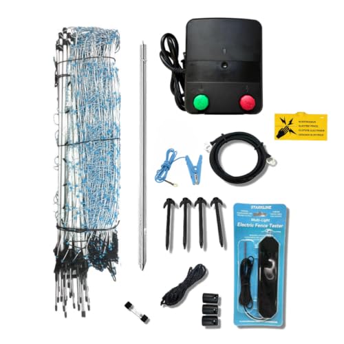 Starkline Premium Electric Sheep & Goat Netting Kit- AC...