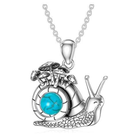 BETHZA Turquoise Snail Pendant Necklace Cover