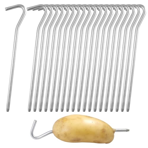MingQiEven 20 Pack Aluminum Baking Nails for Potatoes – Enhances Heat Distribution for Quick, Even Cooking
