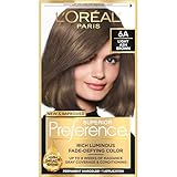 L'Oréal Paris Superior Preference Fade-Defying + Shine Permanent Hair Color, 6A Light Ash Brown (1 Kit) Hair Dye