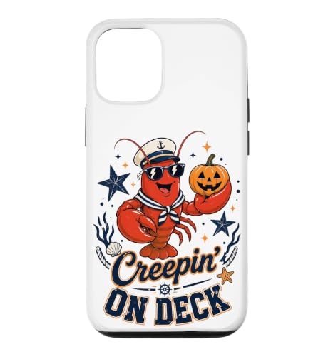 Creepin' on Deck Lo Sailorcore �{�[�g �n���E�B�� �X�}�z�P�[�X iPhone 12/12 Pro �p