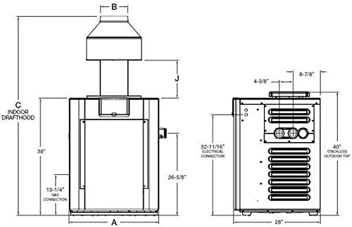Raypak 336,000 BTU Digital Electronic Ignition Propane Pool Heater