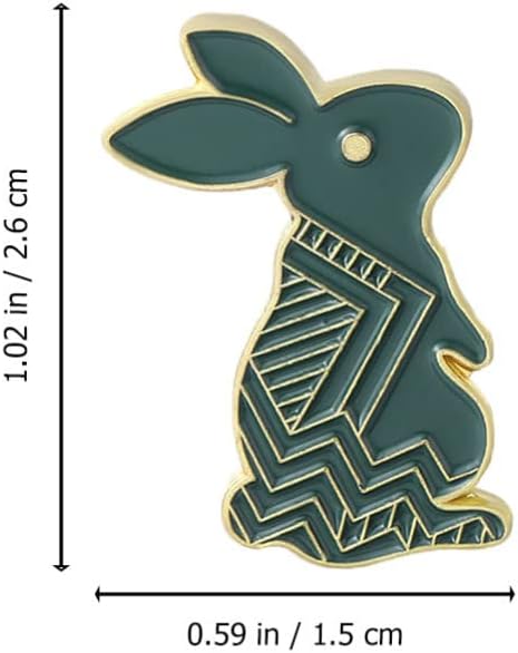 BESTOYARD 5Pcs Easter Bunny Brooch Clothes Bag Pin Rabbit Corsage Brooches Badges Cute Cartoon Lapel Enamel Animal Pin for Clothes Hat Easter Decorations : Clothing, Shoes & Jewelry