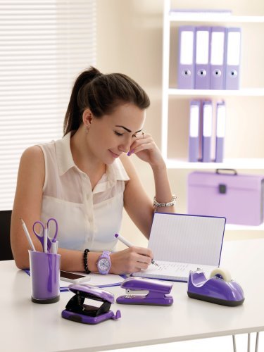 REXEL Joy perforatore 2 fori - Viola - 2104033