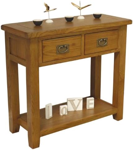 TUCAN OAK Console Table 2 Drawers