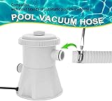 Swimming Pool Pump Replacement Hose,2pcs Swimming Pool Replacement Hose with 4 Metal Clamps,Pool Filter Hose for Above Ground Pools(32mm) - Image 5