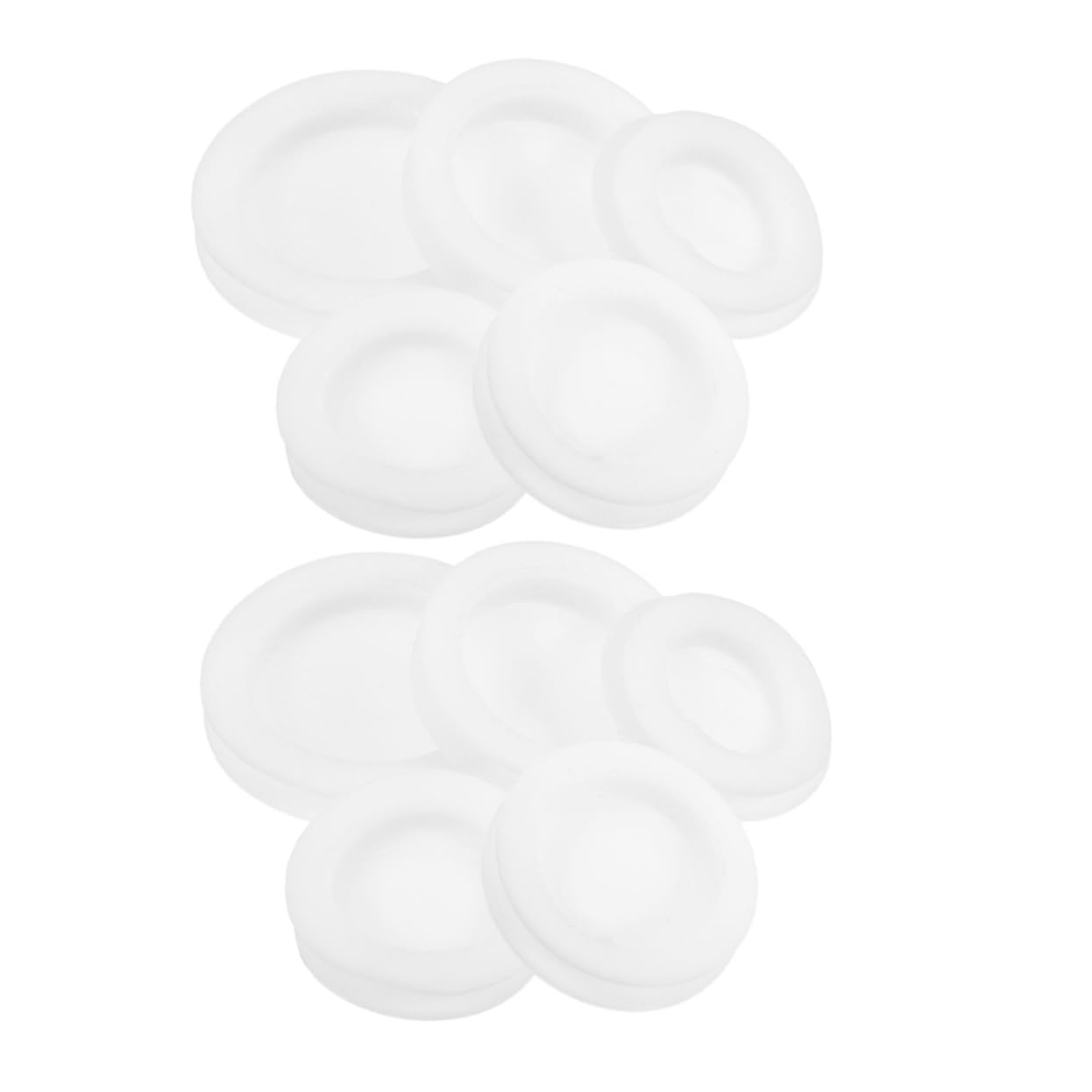 HOMSFOU 20pcs Piggy Bank Stopper Piggy Bank End Plug Piggy Bank Hole Stopper Coin Bank Plugs Piggy Bank Sealing Plug Piggy Bank Plug Piggy Bank Lid Plug Stopper Plug Rubber White