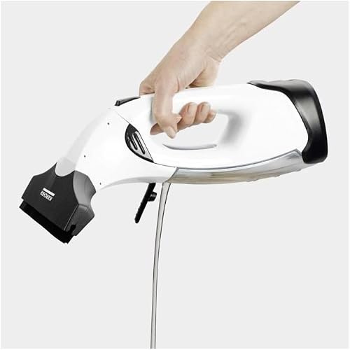 Kärcher WV 6 Plus Cordless Window Vacuum Cleaner, Extra Long Battery Life of 100 Minutes, LED Charge Level Indicator, Replaceable Suction Nozzle: 280 mm, Spray Bottle with Microfibre Cover, 20 ml - 3