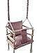 Produktbild Golden Kids Babyschaukel Babysitz Baby Kinderschaukel Holz Stoff Schaukel zum Aufhängen Baumschaukel (Rosa - 3 in 1)