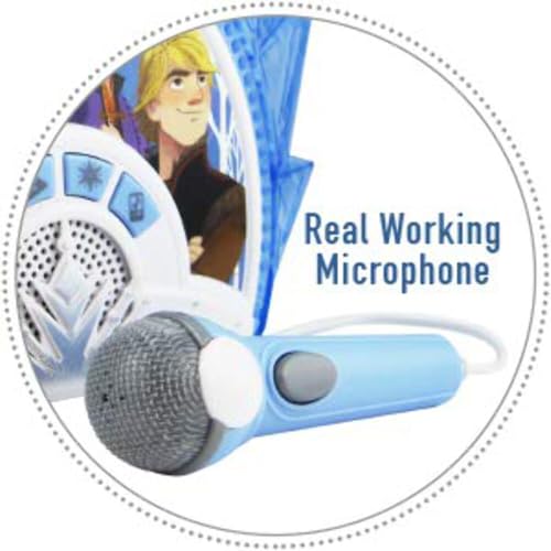 Disney Eiskönigin 2 / Frozen 2 Karaoke Maschine mit Mikrofon für Kinder - eKids FR-115V2