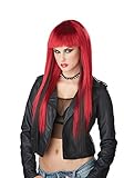 California Costumes Women's Chopsticks Wig Sexy Anime Lolita Space Alien Warrior Style, Red/Black, One Size