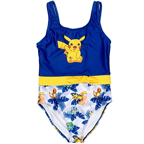 Pokemon Girls UPF 50+ One Piece Bathing Suit Little Kid to Big Kid