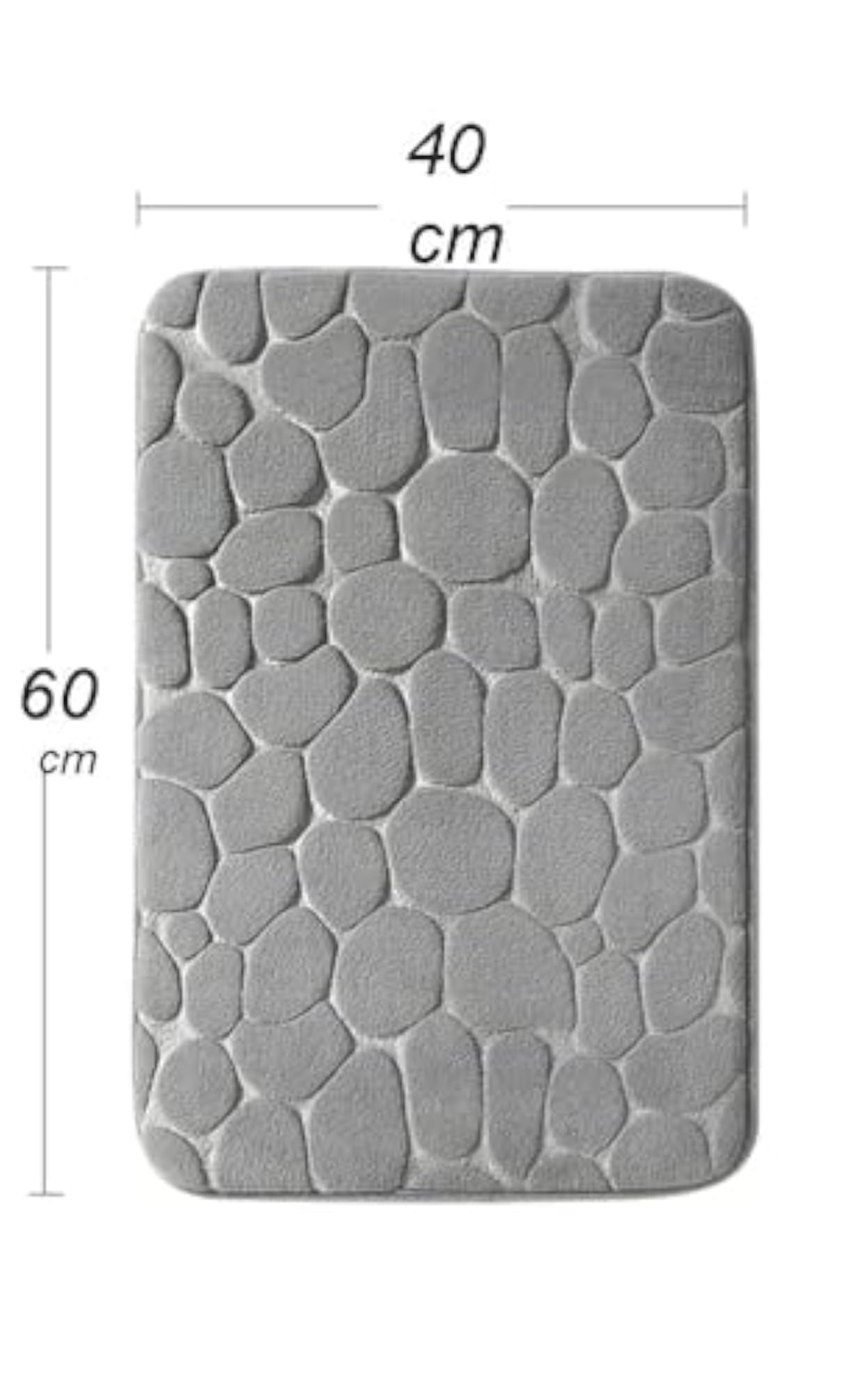 Water Bathroom Mat, Non-Slip Design