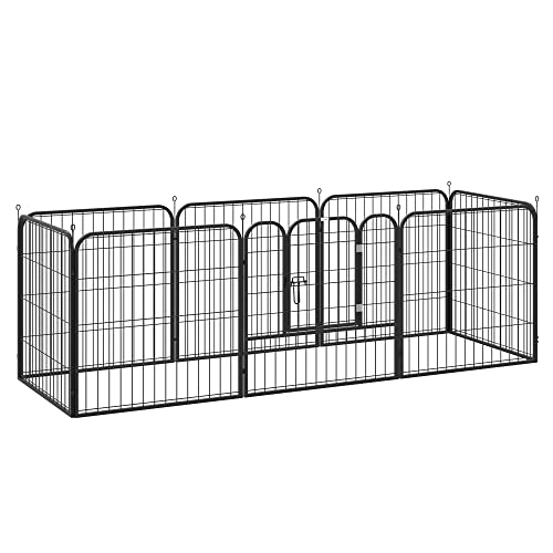 PawHut Metal Pet Playpen, 80 x 80 cm, Medium