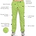 Dagacci Medical Uniform Womens Medical Scrub Set Shirt Top and Pant, Apple Green, Medium
