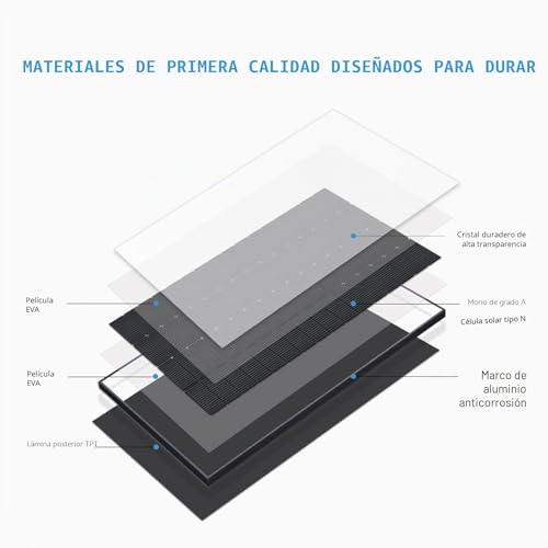 Miniatura 3 de Firefly Energy Panel Solar Monocristalino De 240 W Para Rv, Barcos, Remolques, Cámper, Marina