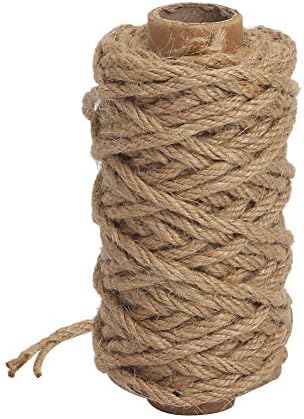 Tenn Well Ficelle En Jute Naturelle Colorée 2mm - Rouge Et Vert Pour Emballage Cadeau Et Jardinage
