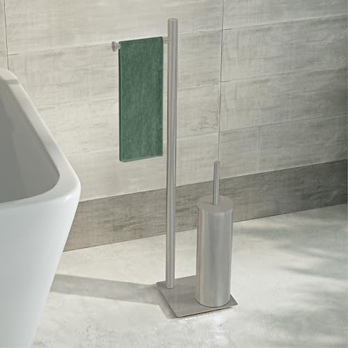 Brosse WC et porte rouleau GEDY Séoul, pour éviter de percer le mur