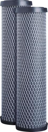 Image of GE FXWTC Whole House Water Filter | Replacement for Water Filtration System | NSF Certified: Reduces Chlorine, Sediment, Rust & Other Impurities | Replace Every 3 Months for Best Results | 2 Filters