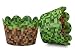 Miner Themed Pixel Grass Cupcake Wrappers for Boys Birthday Parties, Vintage 8-Bit Birthday Party. Set of 24 Reversible Engineer Grass and Green Pixel Cup Cake Holder Wraps. Green, Brown, Gray