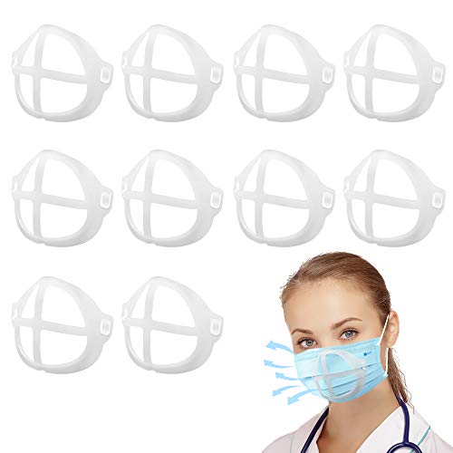 3D Mask Bracket Mask Inner Support Frame - DIY Face Mask Accessories Reusable Washable for Protection Lipstick Lips Mask Bracket