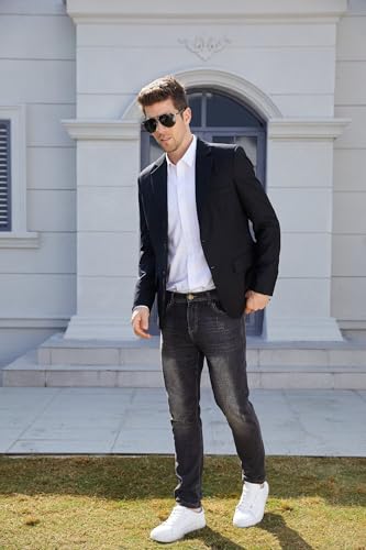 Mens Blazer Suit Jacket for Men Slim Fit Casual Sport Coat Suit3
