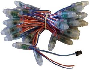 12 mm RGB LED strip (50 Pcs) – WS2811 Digital RGB LED Pixels IP65 + Verdungs Plug