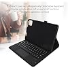 XUMIUZIY Tablet Keyboard Case, Universal Tablet Case with Wire Less Bluetooth Keyboard Magnetic for for Pad 6 6 Pro 11 Inch 2023 (Black)