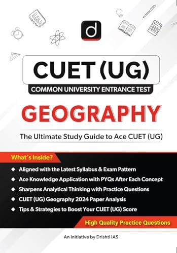 Drishti IAS CUET UG Entrance Exam Book 2025, Geography Domain Study ...
