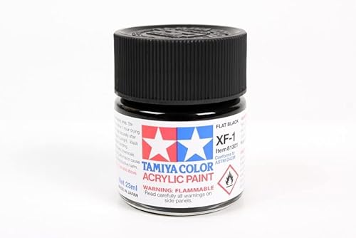 TAMIYA TAM81301 Acrylic XF-1 Flat Black 23ml
