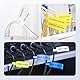 NIIMBOT Kabel Etiketten für D110 D11 D101 Etikettendrucker, 12.5mm x 109mm 65 Etiketten/Rolle, 3 Rollen Selbstklebender Etikettenband für Zuhause, Büro, Schule, Weiß