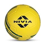 Nivia 1361BR Football, Men's, Yellow/Green, Size 3