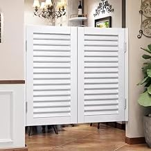 Swinging Doors Cafe Doors, Solid Wood Swing Door, Counter & Cafe Doors with Automatic Closure, for Indoor or Outdoor Bar Porch Entrance, Kitchen, Bathroom, Hallway Color A, Size W70xH90cmW27.5