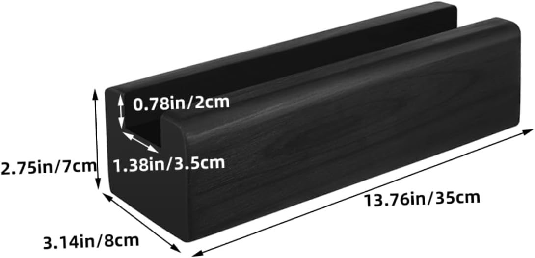 STOBAZA Wooden Floor Mirror Stand -skid Base Minimalist Design for Bathroom and Bedroom Multifunctional Support Pedestal Holder for Decorative Items