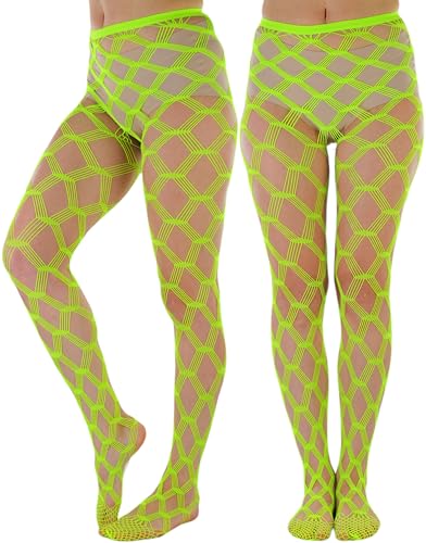 Image of ToBeInStyle Women's Large Mesh Fishnet Patterned Pantyhose Tights
