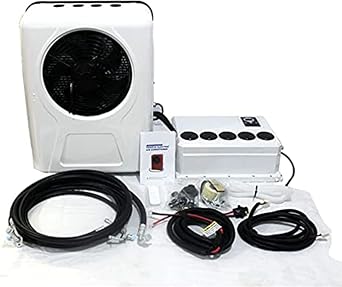 12V Auto Electric Air Conditioner, DC Inverter Split Type Truck Trailer Sleeper Car Air Conditioner Engineering RV air conditioning unit