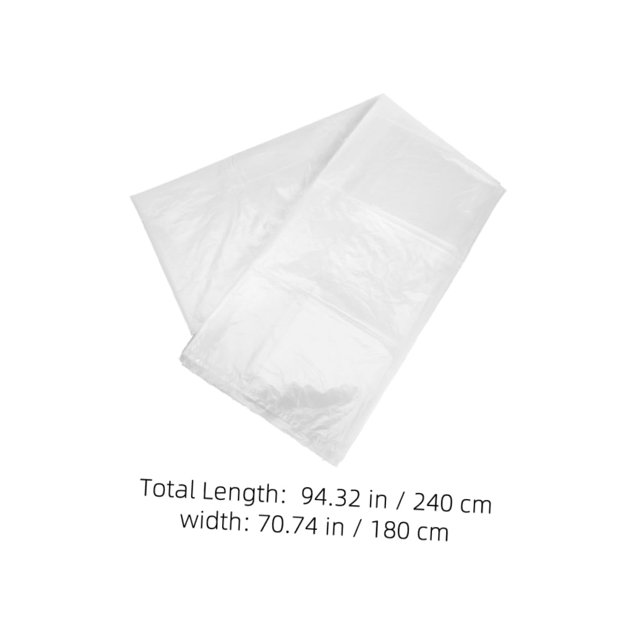 TOVINANNA 2pcs Heavy Duty Mattress Protector Bag for Moving Storage Travel Thickened Design Transparent Packing Bags for Full Mattress Durable Convenient Transport