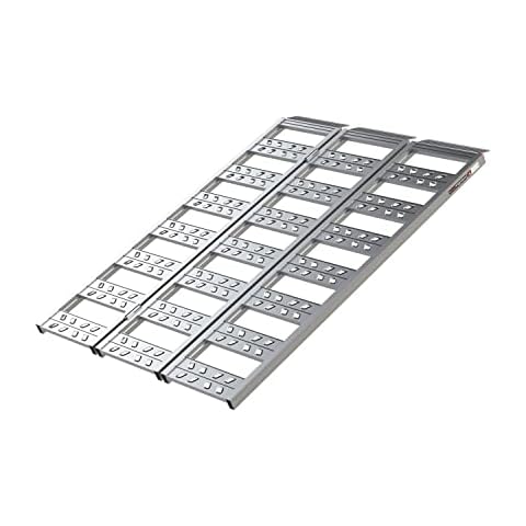 Yutrax® 69” Tri-Fold Ramp, High-Strength Extruded Aluminum, 2200 lb. Load Capacity, Spans Tailgate, Easy Loading, ATV/UTV Loading, YR300 Cover