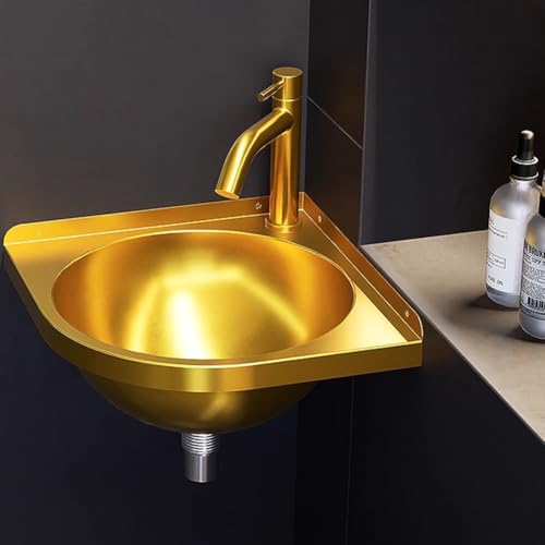 HEFJIAYCIQ �X�e�����X���R�[�i�[���ʑ�A�Ǌ|�������^���ʉ��ϑ�A�����E�K���[�W�E����/���[�e�B���e�B���[���p,Gold 2,32x32x17.5cm