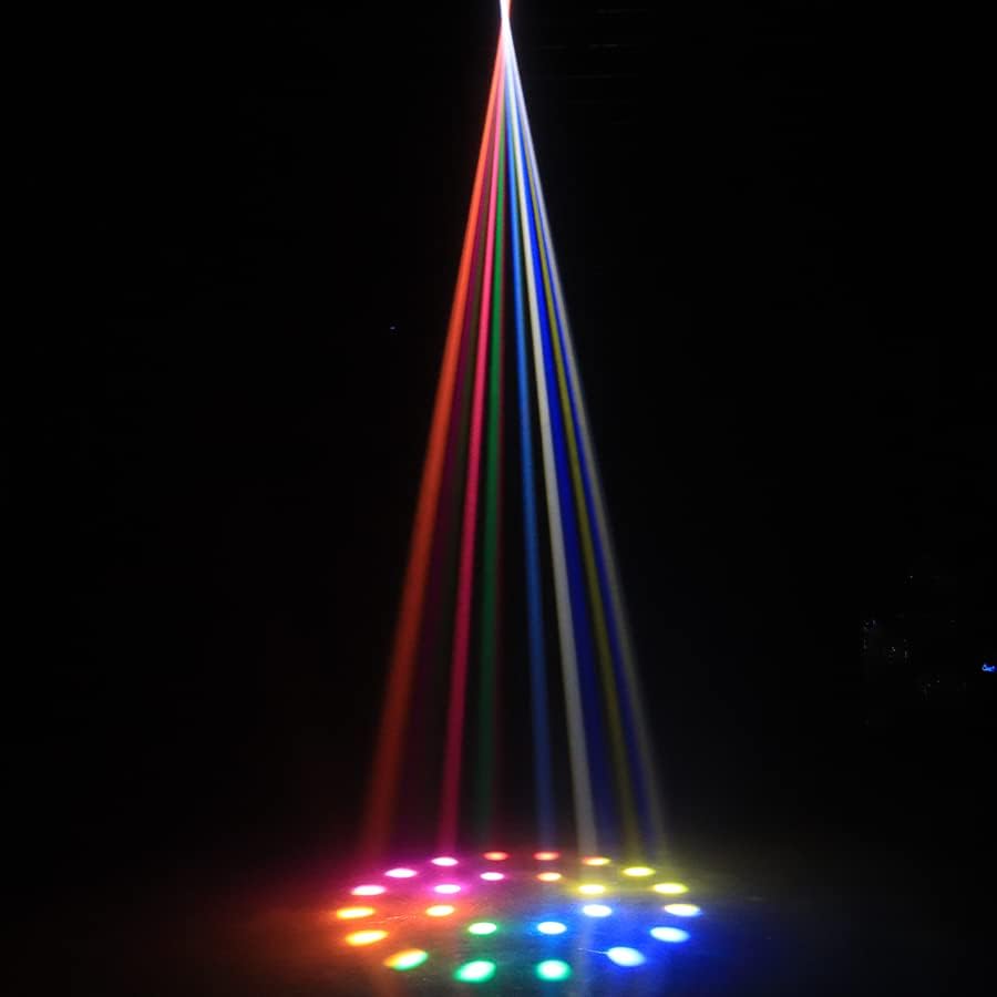 Miniatura 6 de 4 unids luces mini haz 7R 230W cabeza móvil etapa luz DMX efecto arco iris Navidad boda fiesta discoteca DJ show boda mini luces LED