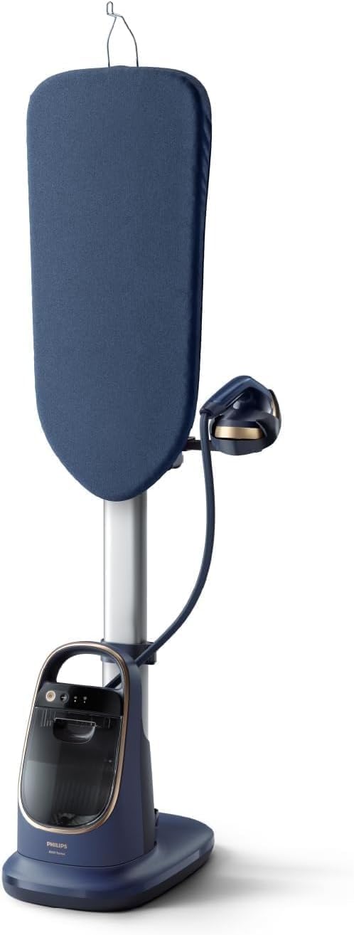 Philips All-in-One Ironing Solution 8500 Series - Multi-angle board, No-burn technology, Detachable base, Dual heating technology, Kills 99.9% of bacteria and dust mites* (AIS8530/20)