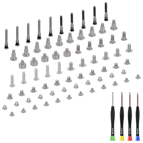 Risidamoy for iPhone 15 Complete Full Screw Set Replacement
