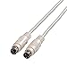 Produktbild ROLINE 11015818 Tastatur-Kabel-PS/2 Stecker auf Stecker, 1,8m grau