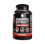 PURE ORIGINAL INGREDIENTS Cranberry Extract (365 Capsules) No Magnesium Or Rice Fillers, Always Pure, Lab Verified