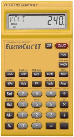 Calculated Industries 5025 ElectricCalc LT Measurement Conversion Calculator