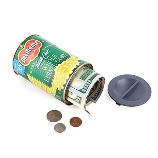 Stash Can Diversion Safe - Realistic looking can for storing valuables cash money jewelry keys pills | secret stash container diversion safes and containers household stash spot secret safe hide stuff