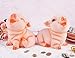 H&W Cute Pig Coin Money Bank, Shatterproof Piggy Bank, Creative Money Bank, Can Store 1000 Coins, Best Bitrthday Gift, Squint Piggy (WK7-D2)